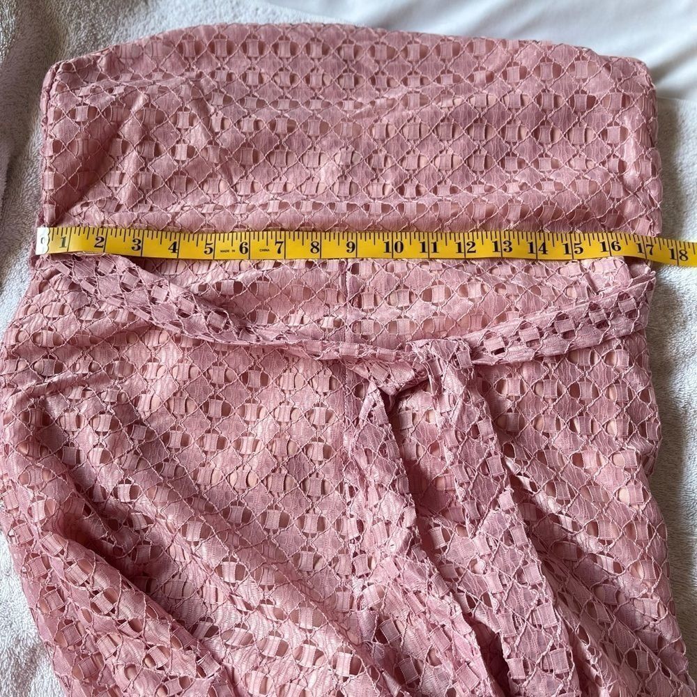 LINE & DOT Sleeveless Belted Pink Jumpsuit.Sz S,M - Picture 14 of 14